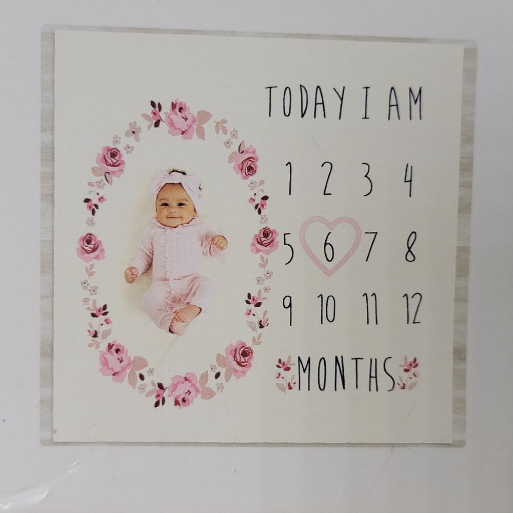 Modern Moments by Gerber Monthly Milestone Blanket & Frame Set - NEW / SEALED